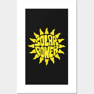 Solar power Sun Posters and Art